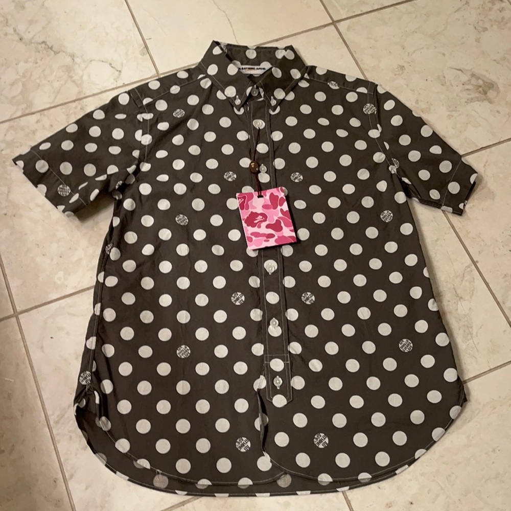 A Bathing Ape NWT button shirt